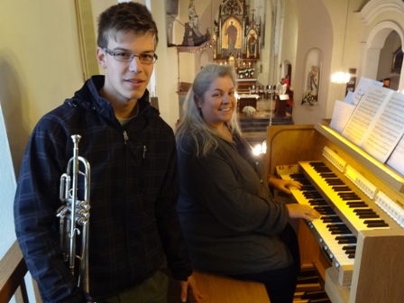 Trompetenklänge erfüllten die Pfarrkirche Gaubitsch